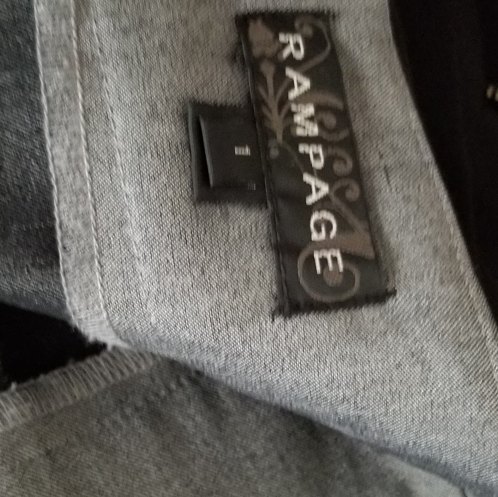 Black and gray pencil skirt